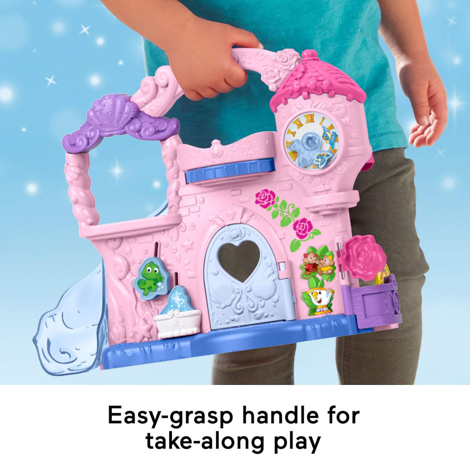 Детские куклы Disney Princess Celebration Castle Playset 8 pc by Fisher-Price Little People — фото 3