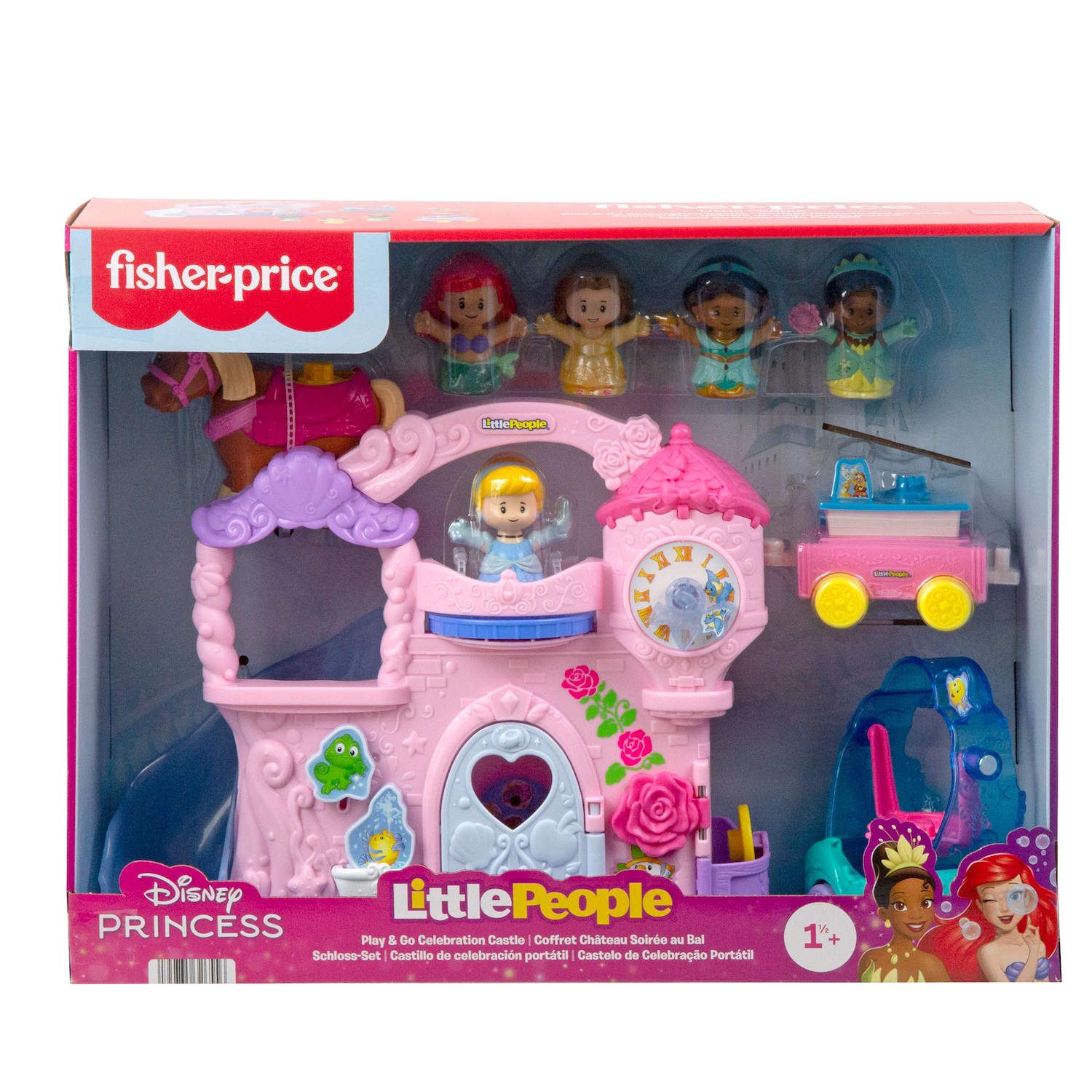 Детские куклы Disney Princess Celebration Castle Playset 8 pc by Fisher-Price Little People — фото 6