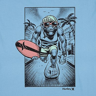 Boys 8-20 Hurley Surfer Beach Monkey Short Sleeve Graphic Tee