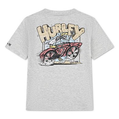 Boys 8-20 Hurley Surfer Skeleton Biker Graphic Tee