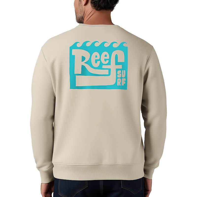 Men's REEF Riptide Crew Fleece Sweatshirt, 