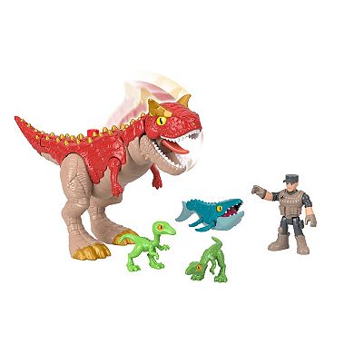Fisher-Price Imaginext Jurassic World Dinosaur Hauler 5-pc. Playset with Figure and Dinos