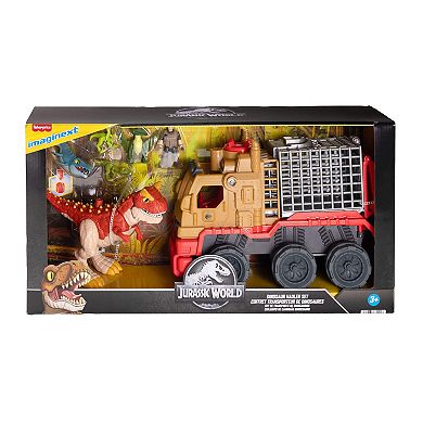 Fisher-Price Imaginext Jurassic World Dinosaur Hauler 5-pc. Playset with Figure and Dinos