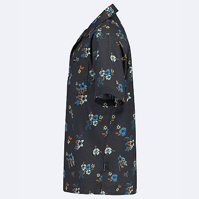 Boys 8-20 Quiksilver Island Flowers Camp Short Sleeve Woven Shirt