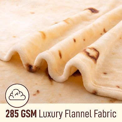 Zulay Giant Double-Sided Tortilla Blanket with Drawstring Bag - 71 Inches