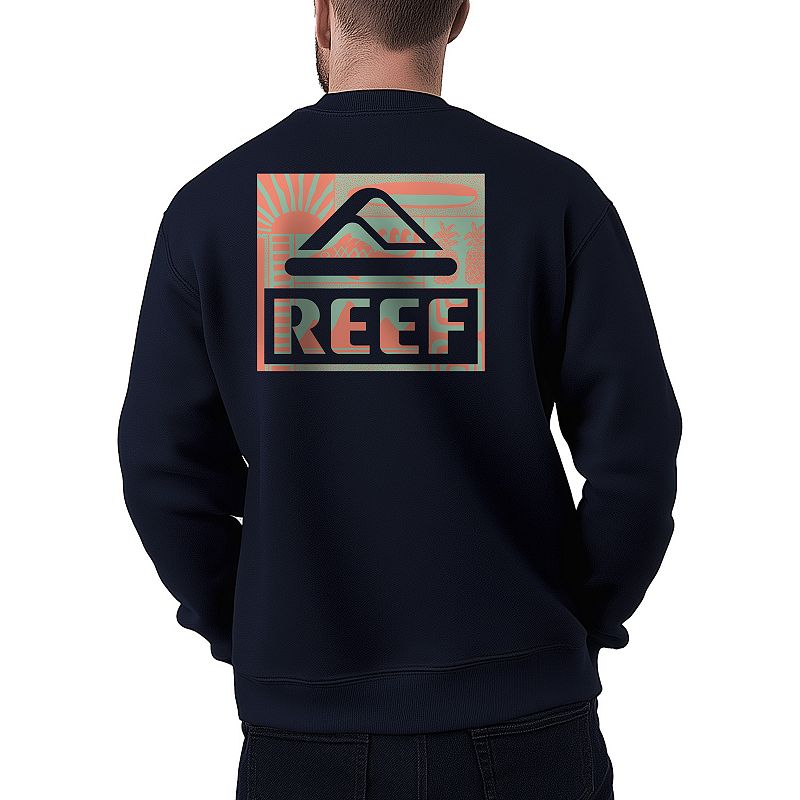 Men's REEF Rhythm Crew Fleece Sweatshirt, 
