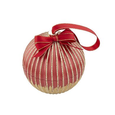 Brilliance Cubic Zirconia Stud Earrings & Initial Pendant Necklace Set in Ornament Gift Box