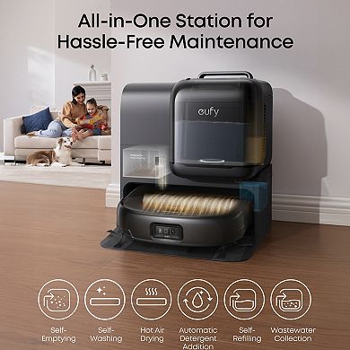 Eufy Omni E28 Robotic Vacuum with 20,000 Pa Turbo Suction (T2352111)