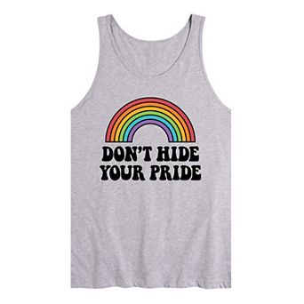 Men's Don't Hide Your Pride Graphic Tank Top