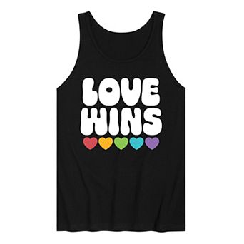 Men's Love Wins Graphic Tank Top