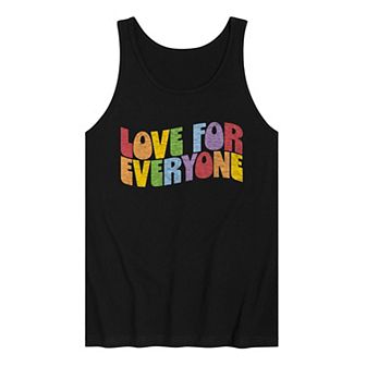 Men's Love For Everyone Graphic Tank Top