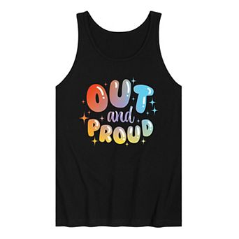 Men's Out And Proud Graphic Tank Top