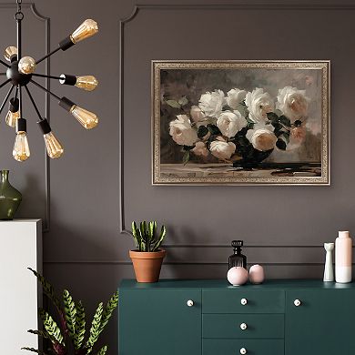 Masterpiece Open to the Light II Framed Canvas Wall Art
