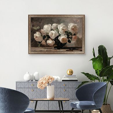 Masterpiece Open to the Light II Framed Canvas Wall Art