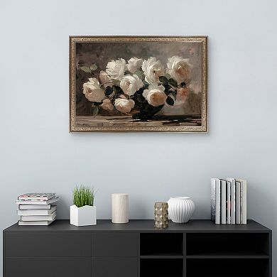 Masterpiece Open to the Light II Framed Canvas Wall Art
