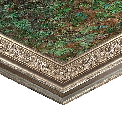 Masterpiece The Artist's Garden in Argenteuil by Claude Monet Framed Canvas Wall Art