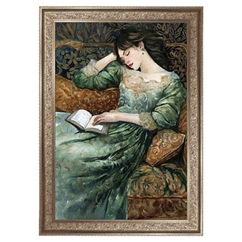 Masterpiece Fast Asleep Framed Canvas Wall Art