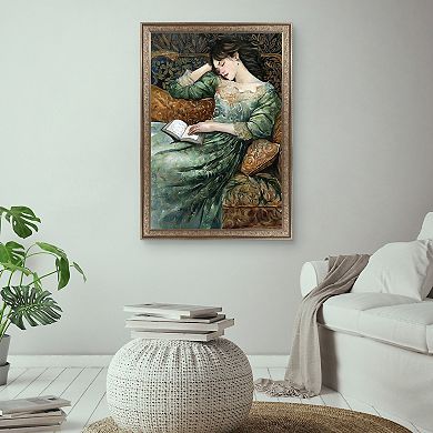 Masterpiece Fast Asleep Framed Canvas Wall Art