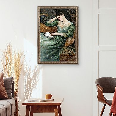 Masterpiece Fast Asleep Framed Canvas Wall Art