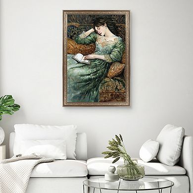 Masterpiece Fast Asleep Framed Canvas Wall Art