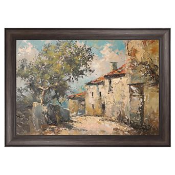 Masterpiece Back Alley Framed Canvas Wall Art