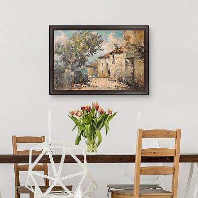 Masterpiece Back Alley Framed Canvas Wall Art