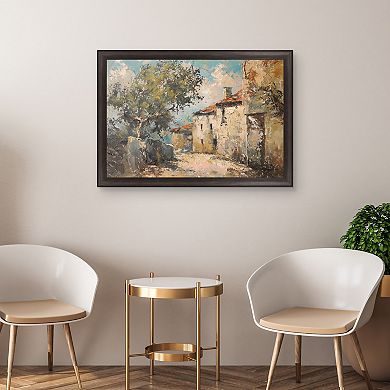 Masterpiece Back Alley Framed Canvas Wall Art