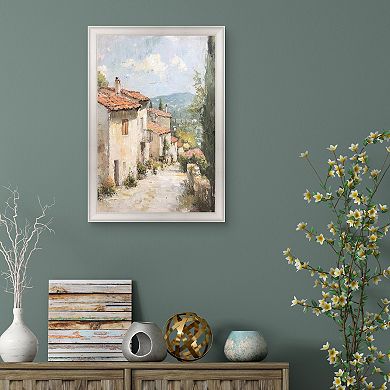 Masterpiece Village Path Framed Canvas Wall Art