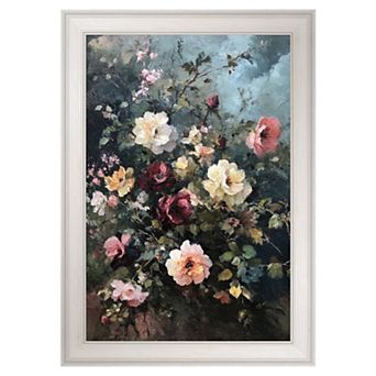 Masterpiece Moody Bouquet Framed Canvas Wall Art