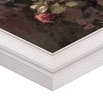 Masterpiece Moody Bouquet Framed Canvas Wall Art