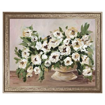 Masterpiece Overflowing Beauty Framed Canvas Wall Art