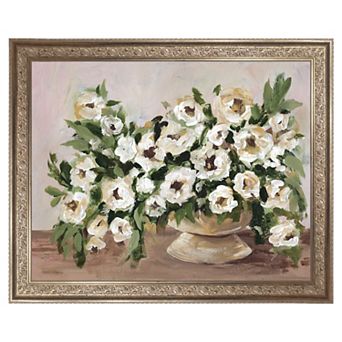 Masterpiece Overflowing Beauty Framed Canvas Wall Art