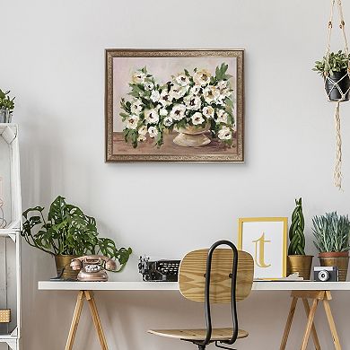 Masterpiece Overflowing Beauty Framed Canvas Wall Art