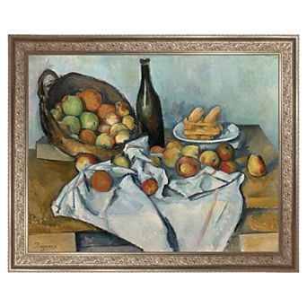 Masterpiece The Basket of Apples Framed Canvas Art Print