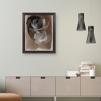 Masterpiece Gossamer Chocolate I Framed Canvas Wall Art