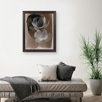Masterpiece Gossamer Chocolate I Framed Canvas Wall Art