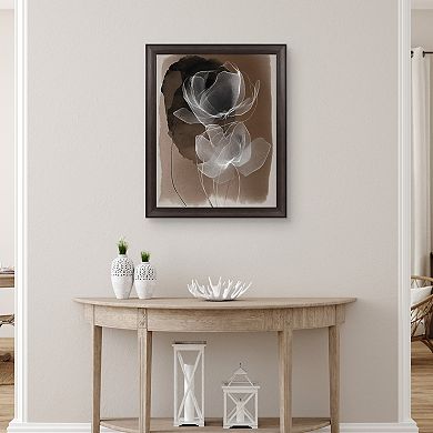 Masterpiece Gossamer Chocolate I Framed Canvas Wall Art