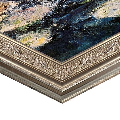 Masterpiece Waterlilies at Giverny by Claude Monet Framed Canvas Wall Art
