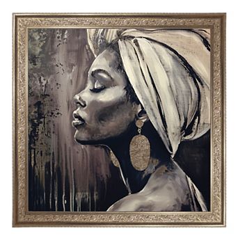 Masterpiece Meditation III Framed Canvas Wall Art