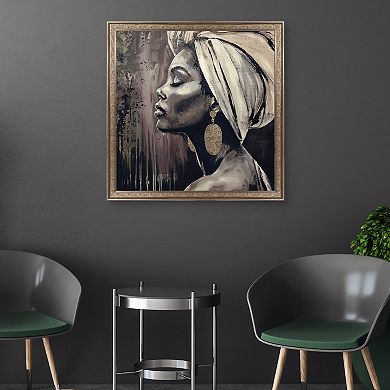 Masterpiece Meditation III Framed Canvas Wall Art
