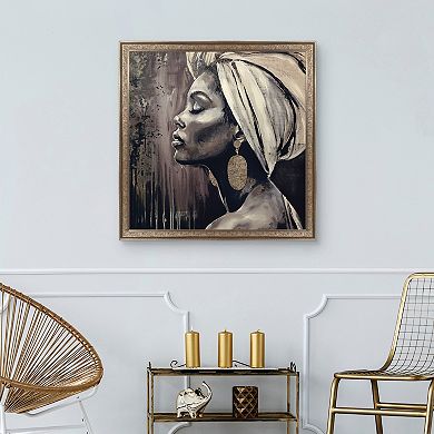 Masterpiece Meditation III Framed Canvas Wall Art