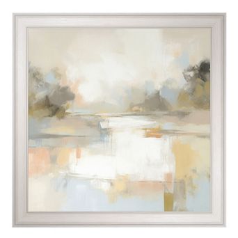Masterpiece Misty Horizon II Abstract Framed Canvas Wall Art