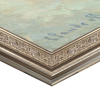 Masterpiece The Seine at Giverny by Claude Monet Framed Canvas Wall Art