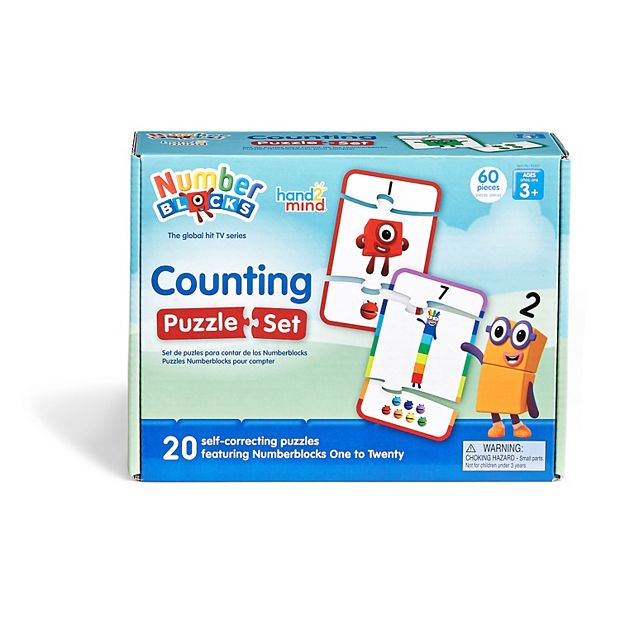 hand2mind Numberblocks® 20-Pc. Counting Puzzle Set