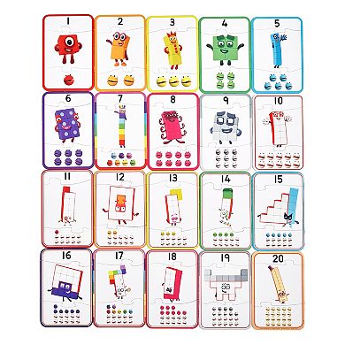 hand2mind Numberblocks® 20-Pc. Counting Puzzle Set