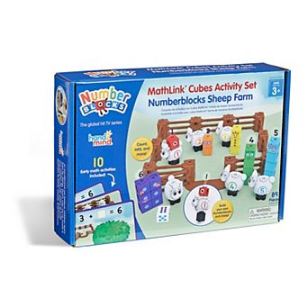 hand2mind MathLink® Cubes Numberblocks® Sheep Farm Activity Set 89 pc