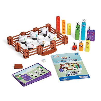 hand2mind MathLink® Cubes Numberblocks® Sheep Farm Activity Set 89-Pc.