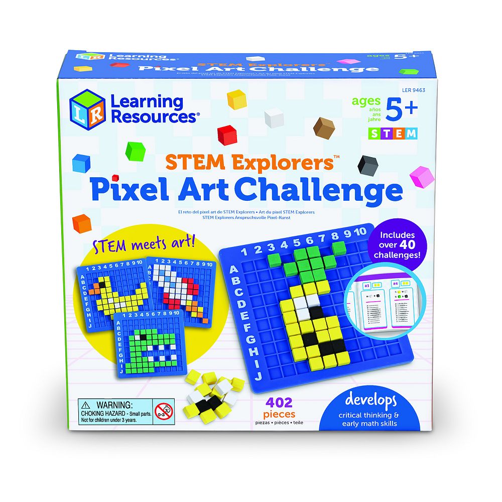 Learning Resources STEM Explorers Pixel Art Challenge 402-pc