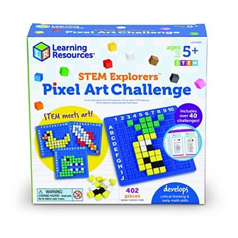 Learning Resources STEM Explorers Pixel Art Challenge 402 pc Activity Set