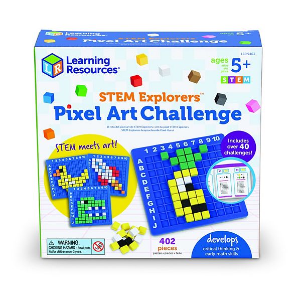 Learning Resources STEM Explorers Pixel Art Challenge 402-pc